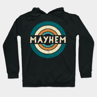 Vintage Mayhem Proud Name Colorful Birthday 70s 80s 90s Styles Hoodie